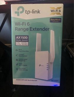 tp link wifi extender ax1500 Brand new sealed Really good for gaming