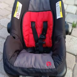 Baby Car Seat Black Grey Red