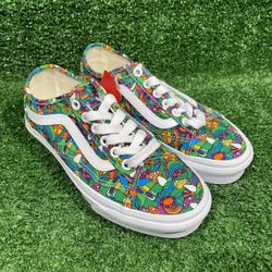 Vans Old Skool Skate Shoe - Mushrooms