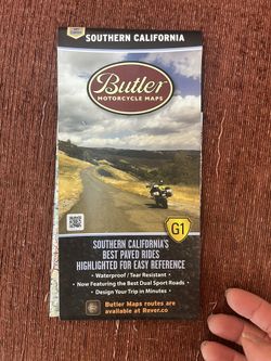 Butler motorcycle map – Southern California