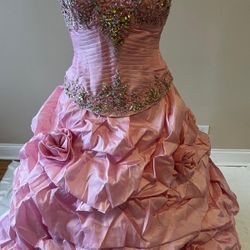 Quinciañera Dress Rose Pink Blush