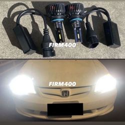 9006 HB4 6K BRIGHT WHITE 16000 LUMENS LED LIGHTS $40