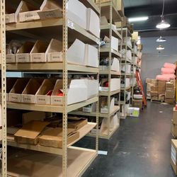 Metal shelves for warehouse