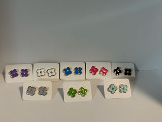 Flower earrings