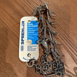New HS Herm Sprenger Metal Prong Training Collar NWT 