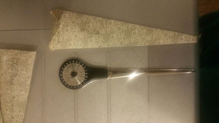 New* paper knife with worldwide time finder by kai (made in japan)