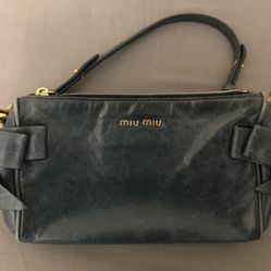 Miu Miu Leather Bow Bag