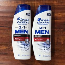 Head And Shoulders Pyrithione Zinc 2 In 1 MEN Dandruff Shampoo And Conditioner: Old Spice Swagger Scent; 12.5 oz Each (2 For $8) 