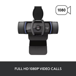 Logitech C920S HD Pro Webcam Full HD 1080p/30fps Black