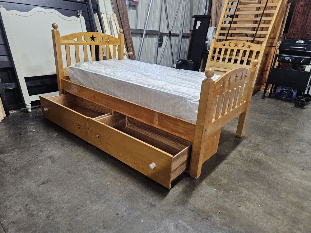 Twin Bed And Mattress