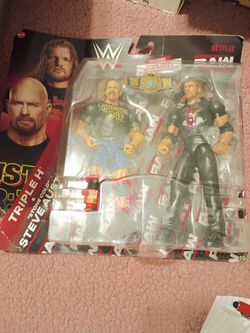 TRIPLE H AND STONE COLD AUSTIN WWF RAW