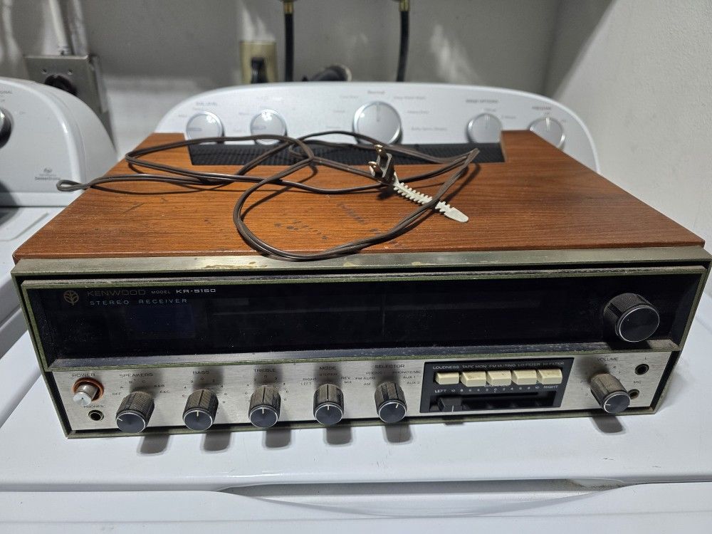 Vintage Working Kenwood KR5150 Solid Stereo Amplifier