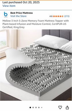 Full Mattress Memory Foam (Barely Used)