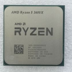 Ryzen 5 3600x With White Aftermarket Cooler 