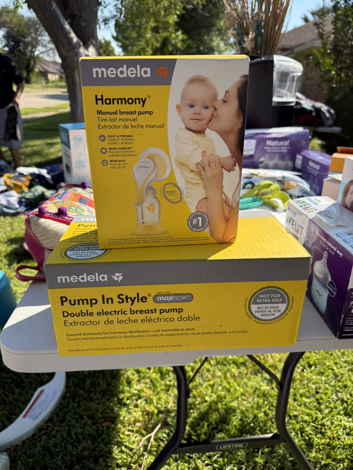 Brand New Hand Breastpump & Double Eletric Breast Pump