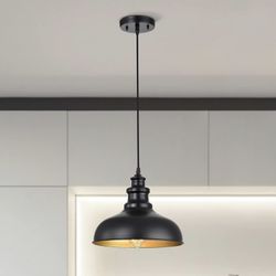 Farmhouse Pendant Lights, Ceiling Industrial Hanging Pendant Lighting Fixture, Barn Pendant Hanging Lights for Kitchen Island Dining Room Restaurant H