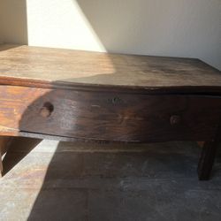 Antique Table With Storage