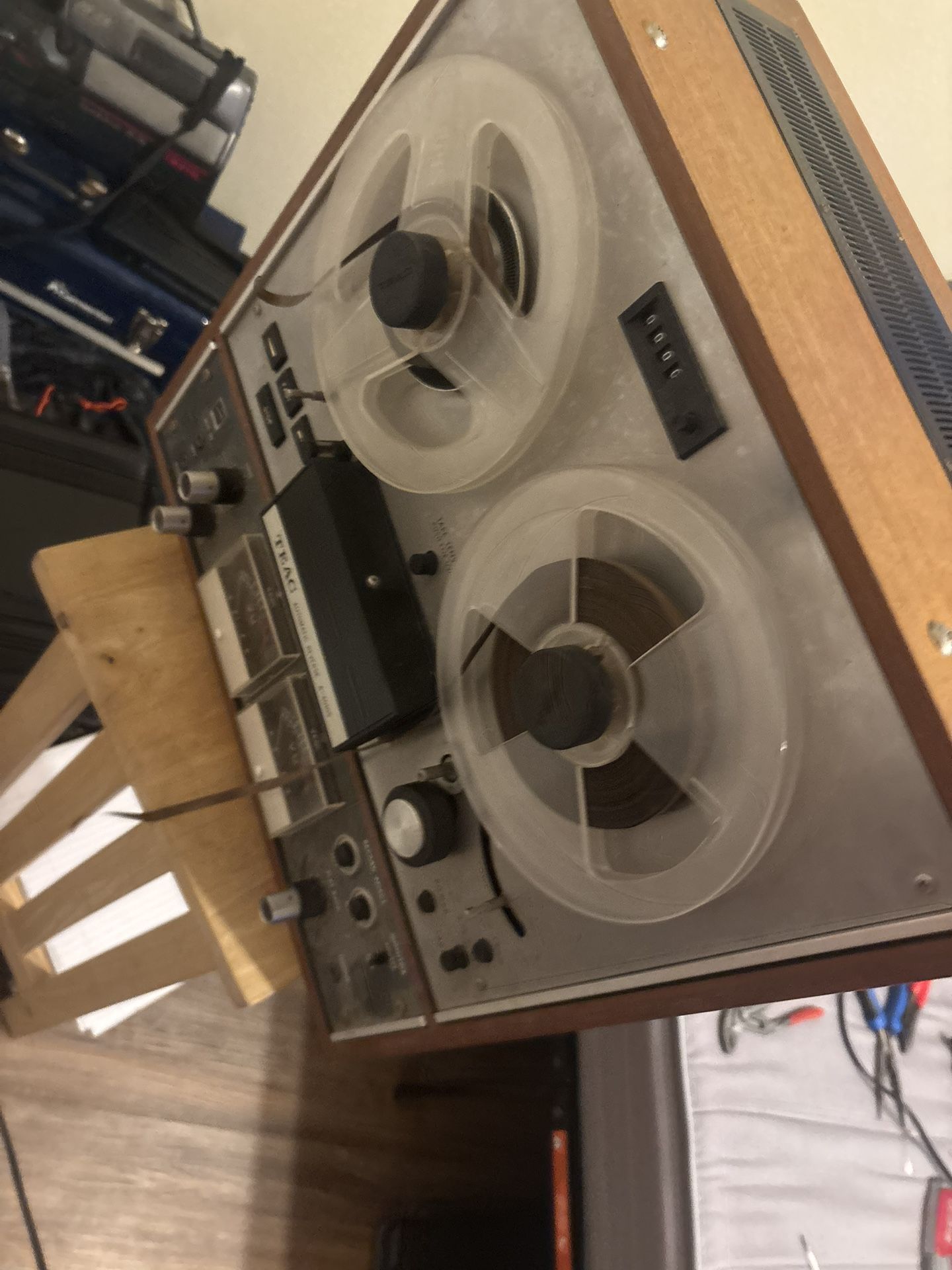  TEAC A-4010S Automatic Reverse Reel-to-Reel Tape Deck.  1966