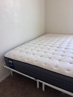 Mattress and metal frame