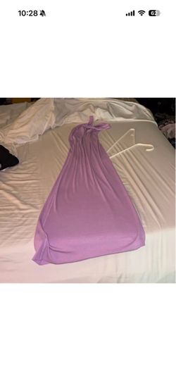 Lavender Halter Maxi Dress Designer