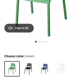 IKEA TEODORES green chair used in very good condition. Location below  31705 SR-54  Wesley Chapel, FL  33545 storage mart  Formally Metro Self Storage