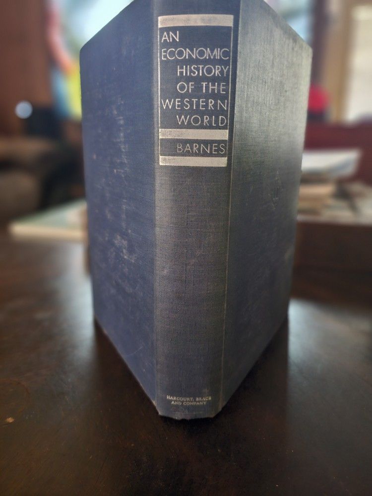 Rare Book "Economic History Of The Western World"