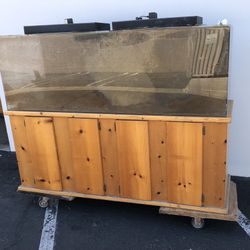 180 Gallon Aquarium With Pine Stand