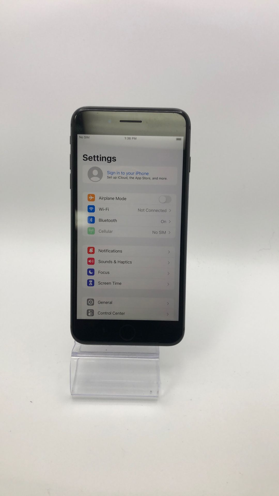 Good condition iPhone 8+ unlocked 256 GB fully tested with 30 day warranty will work with AT&T Verizon T-Mobile