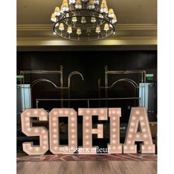 Marquee Letters And Numbers
