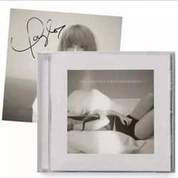 Tortured Poets Department CD Bonus Track The Manuscript Hand Signed