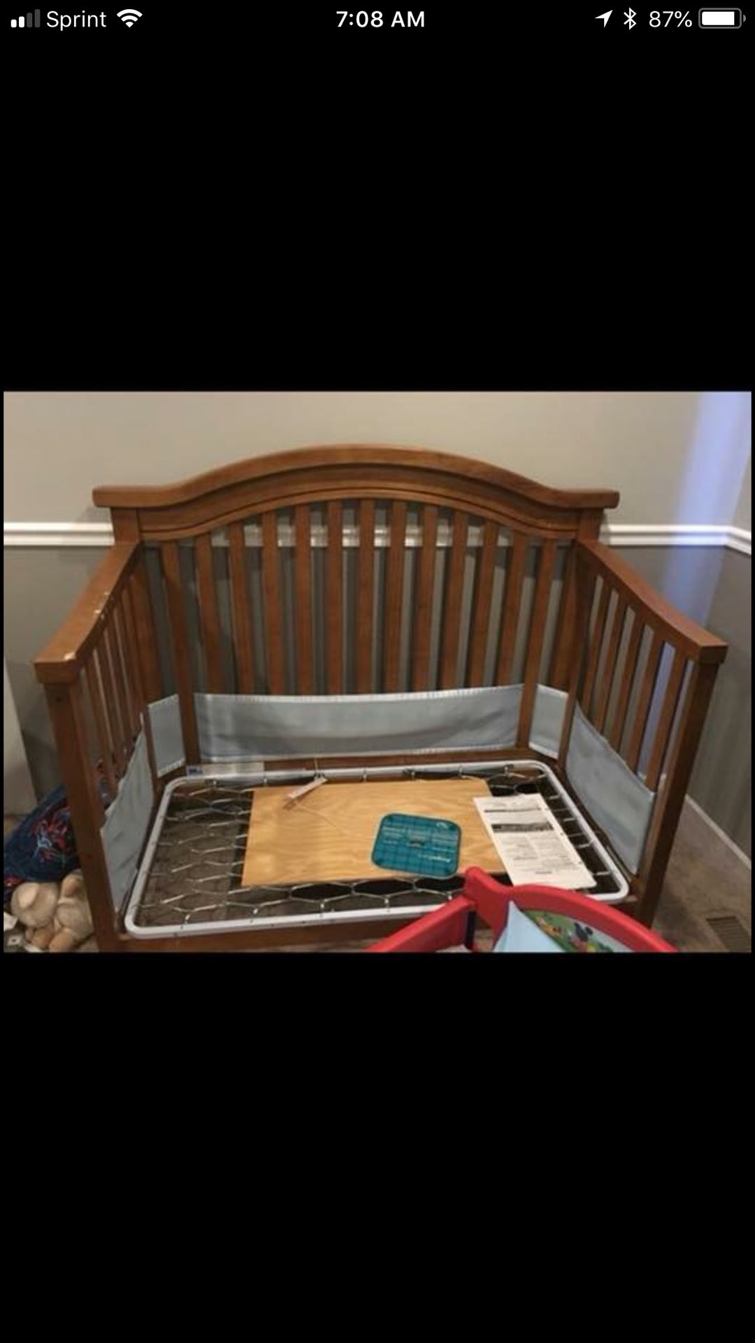 Sorelle Vista Elite 4-in-1 Convertible Crib Vintage Frost