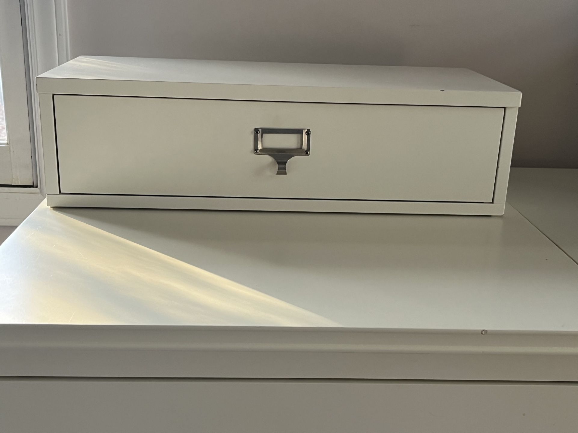 Pottery Barn Bedford Antique White Desk Organizer