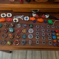 BEYBLADES LOT FOR SALE ASKING ONLY $60.00 FOR EVERYTHING!!!!