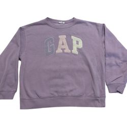 Gap Crewneck Sweatshirt - Purple - Size M