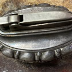 Vintage. Ronson Silver Plated Crown Table Lighter 1950s 