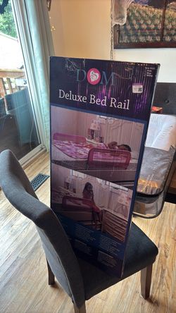 Toddler bed rail. White.
