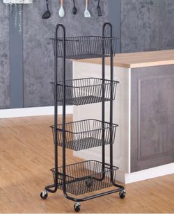 Edifice 4-tier Rolling Basket