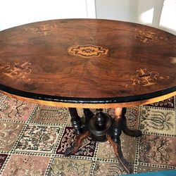 Victorian British InlaidBreakfast Table 1860’s