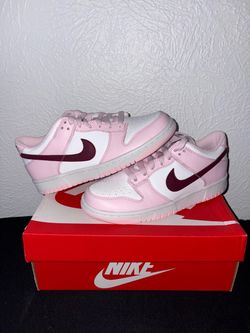 Nike Dunk Low Pink Foam Red White Sneakers