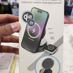 Mycharge 3in1 15w Wireless Charging Pad. Apple Devices