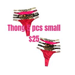 THONG 5 PCS SMALL LARGE XL ❤️❤️❤️firm price