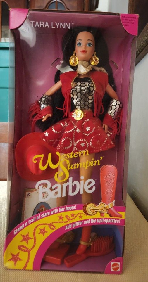Special Edition!! Western Stampin' Tara Lynn Barbie Doll 1993 Mattel #10295
