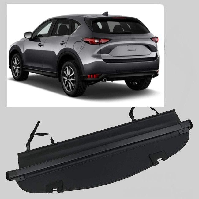 CUMART Cover Custom Fit for Mazda CX - 5 CX5 2017-2024 Accessories Trunk Shade Cover No Gap with Storage Cargo Net Retractable Security Shield Shade