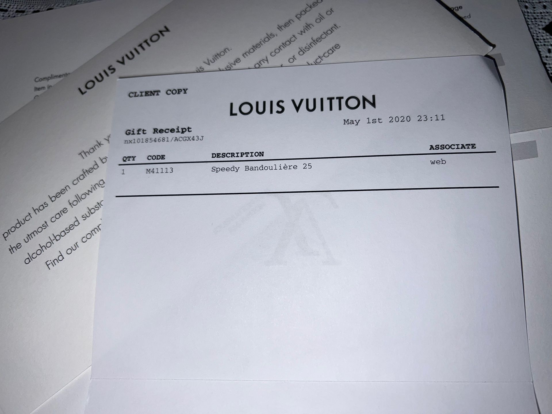 Louis Vuitton Speedy Bandouliere 25