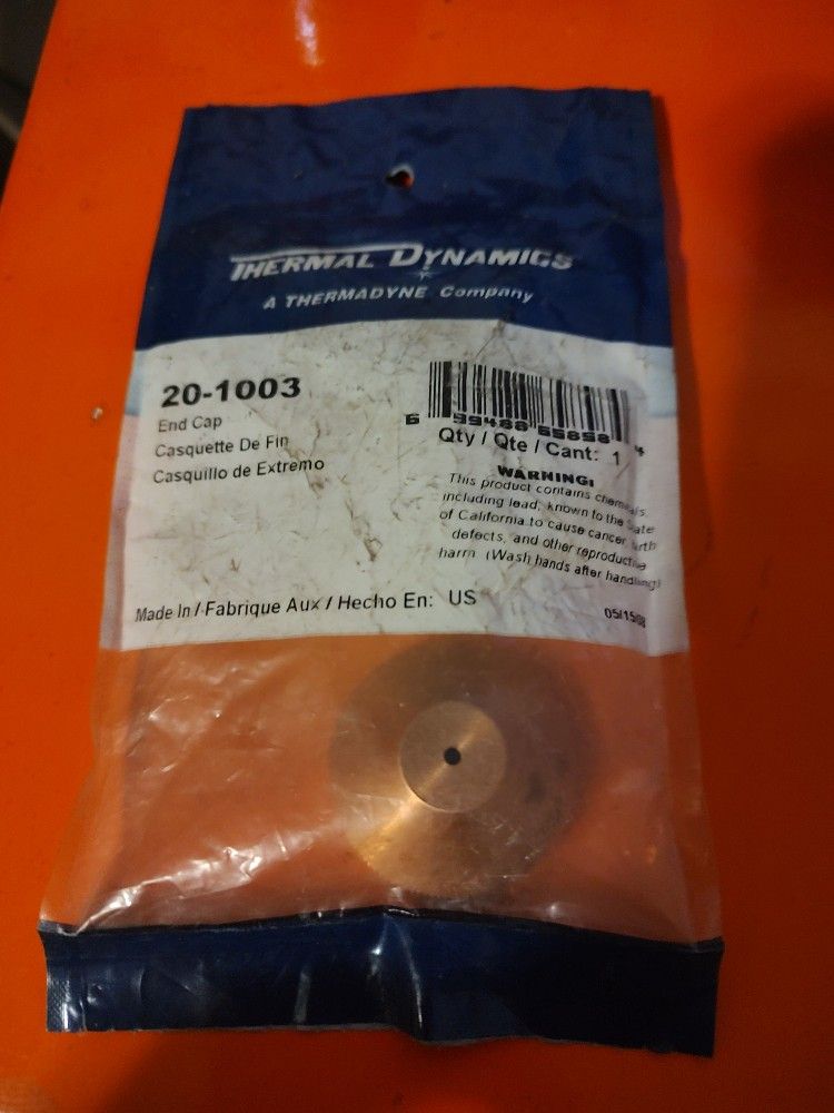 Thermal Dynamics End Cap 20-1003, 50A, for Maximizer 300. *NEW*