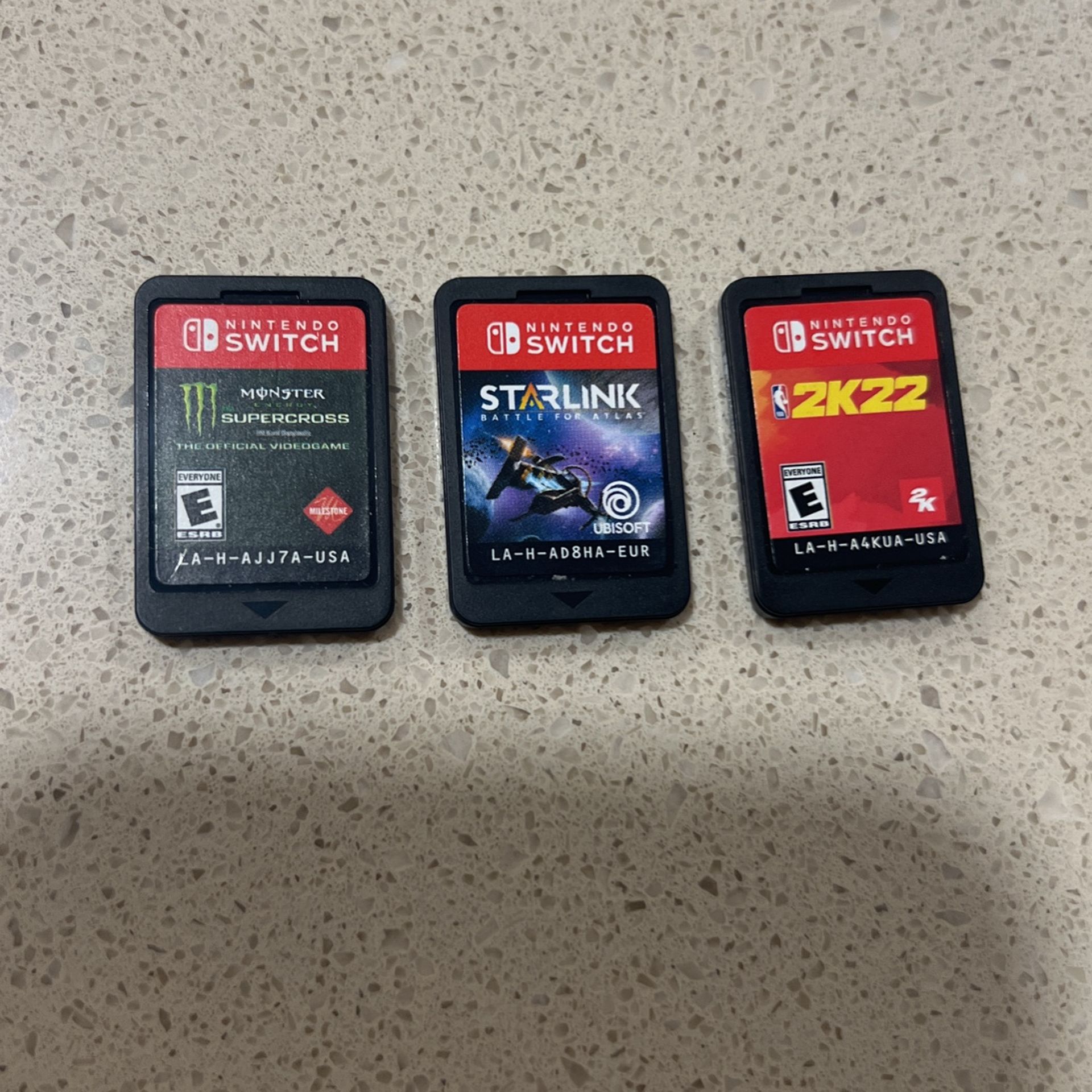 Nintendo Switch Used Games No Case