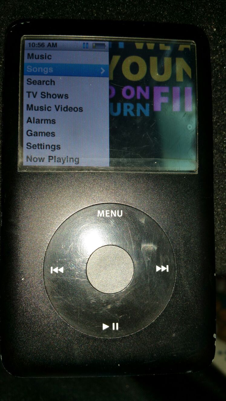 Ipod classic 6g 120gb with rockbox