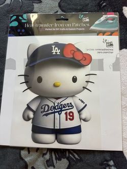 Hello kitty dodgers shirt patch