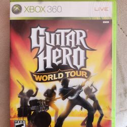 XBOX 360 Live Guitar Hero World Tour Video Game