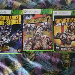 Xbox 360 Borderlands Game Collection (Pick Up In Shafter)